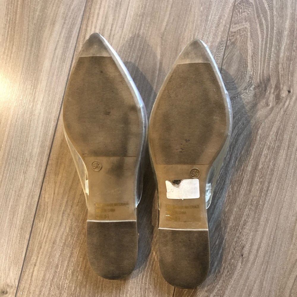 *SOLD on EBAY* Forever21 wild diva 5.5 clear flats - Picture 4 of 5